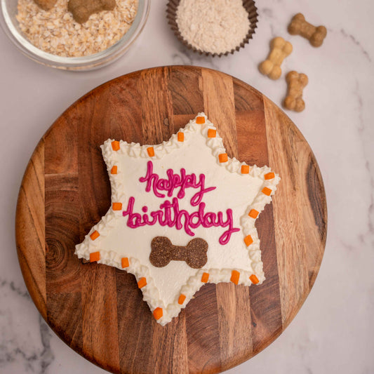 Star Cake with Carrot Toppings