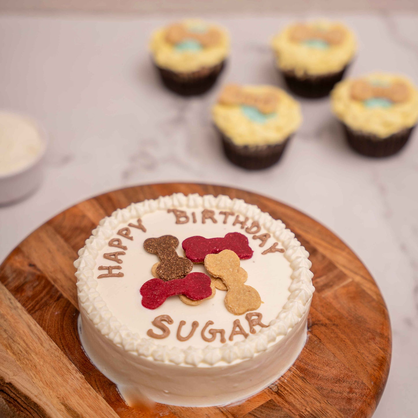 Treat-Topped Snowcake