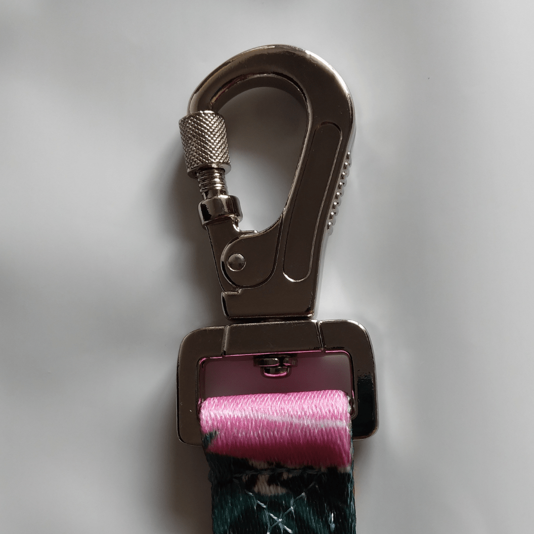 Tropical Print Dog Leash With Metal Hook