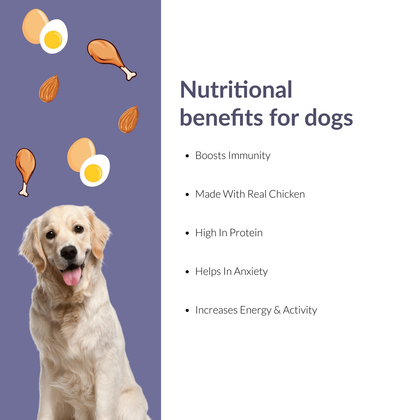Chicken & Almond Cookies For Dogs