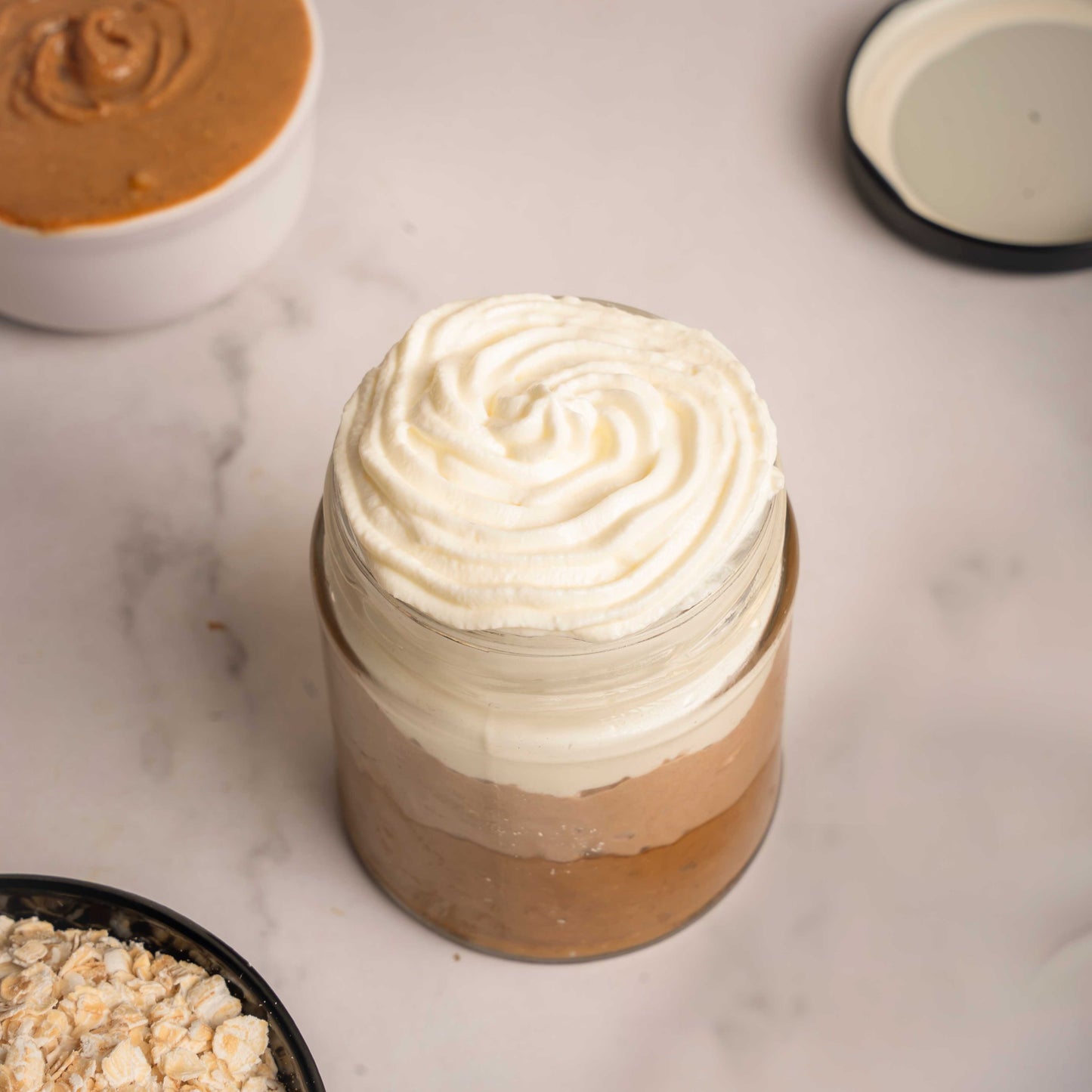Cream Cheese, Honey, Oats & Peanut Butter Mousse For Dogs