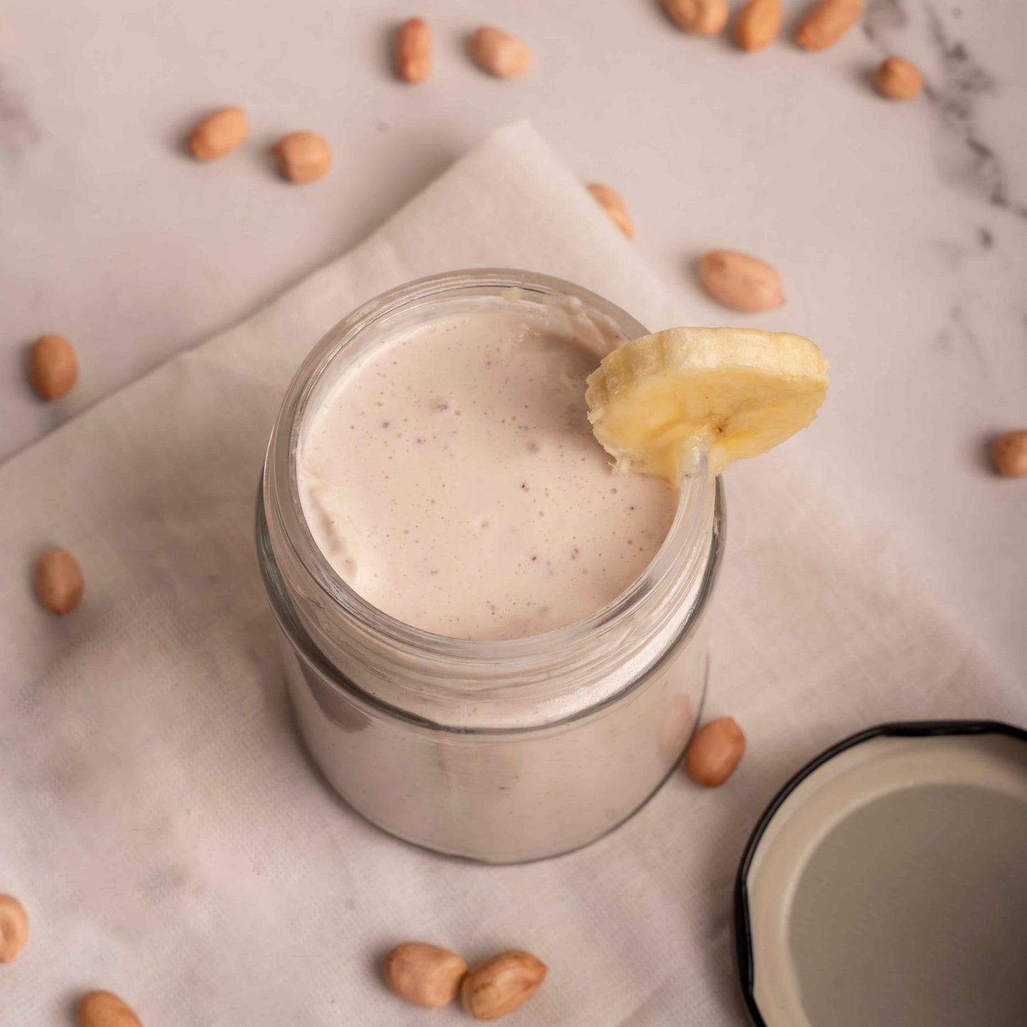 Frozen Yogurt With Banana & Peanut Butter