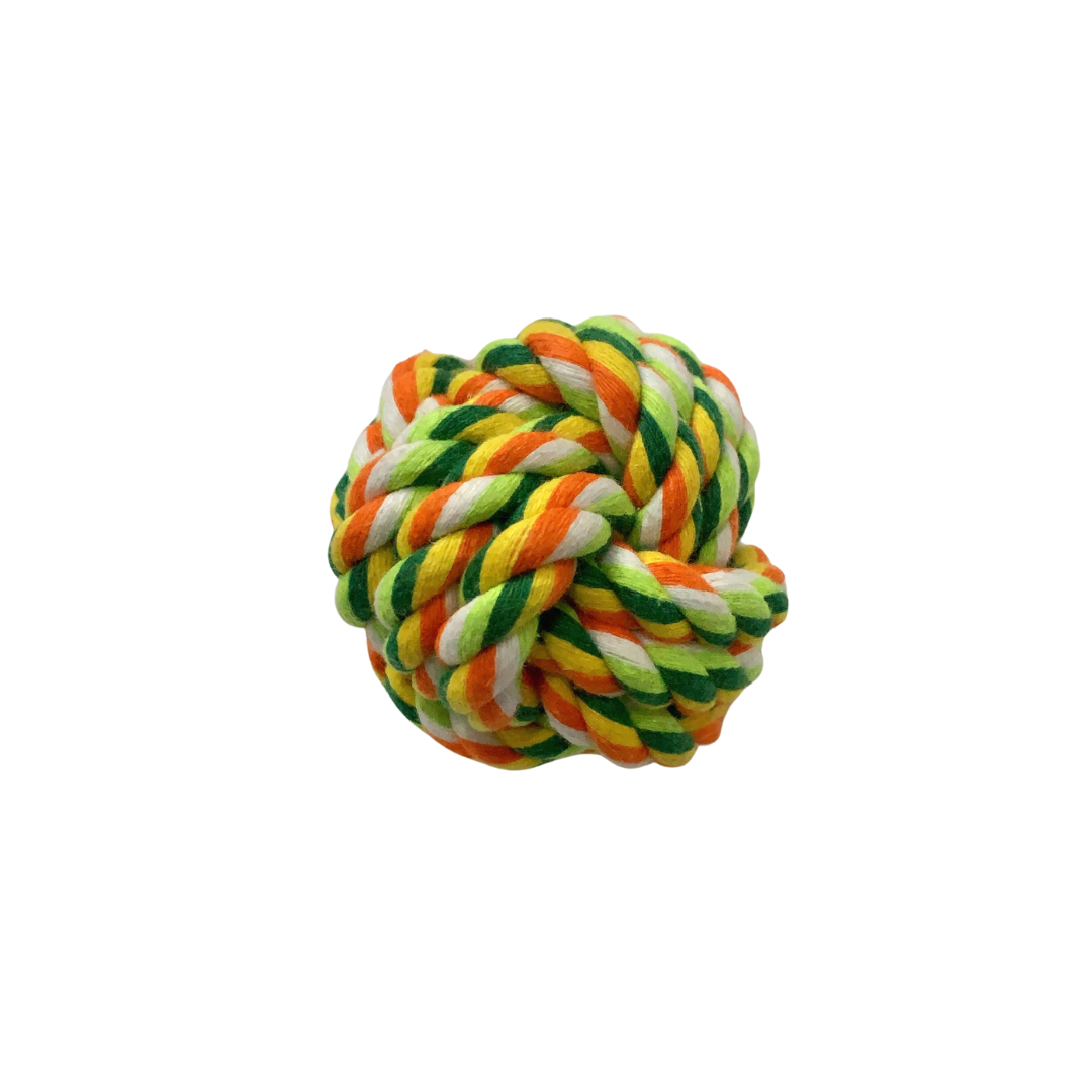 Colourful Knot Ball Rope Toy