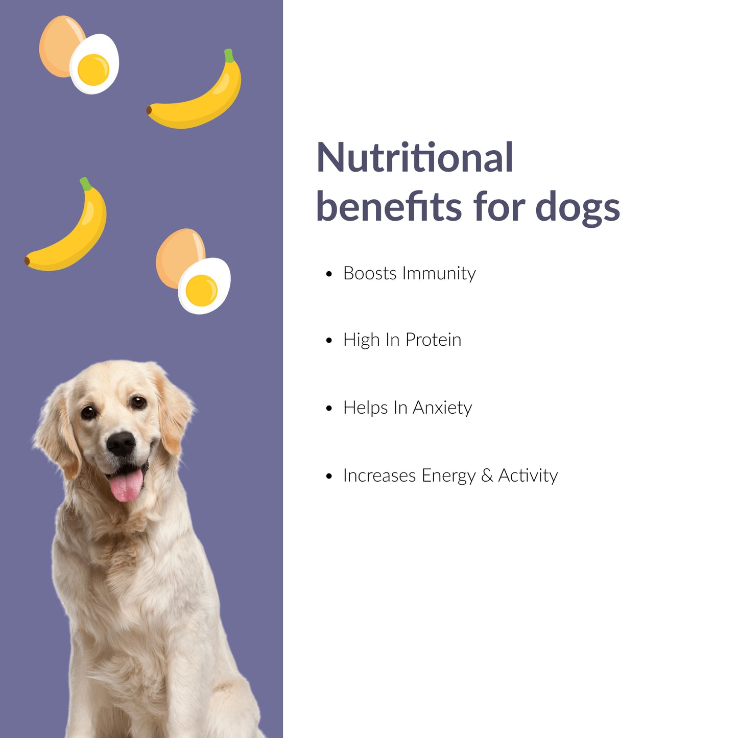Training Treats (Peanut Butter, Banana & Oats) For Dogs