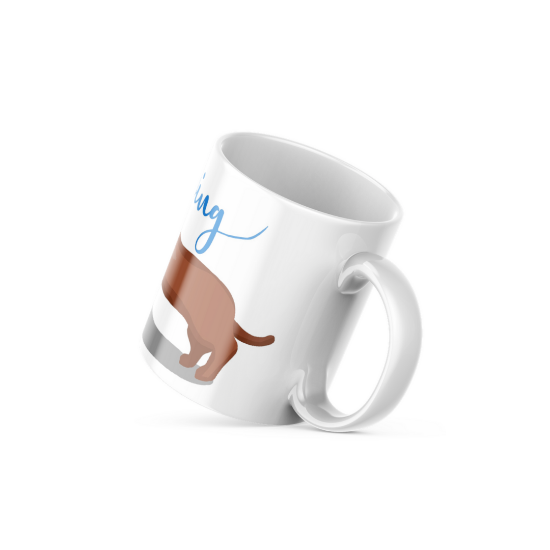 White Keep Going Coffee Mug