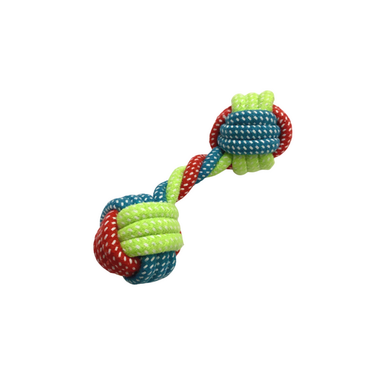 Colourful Dumbbell Rope Toy