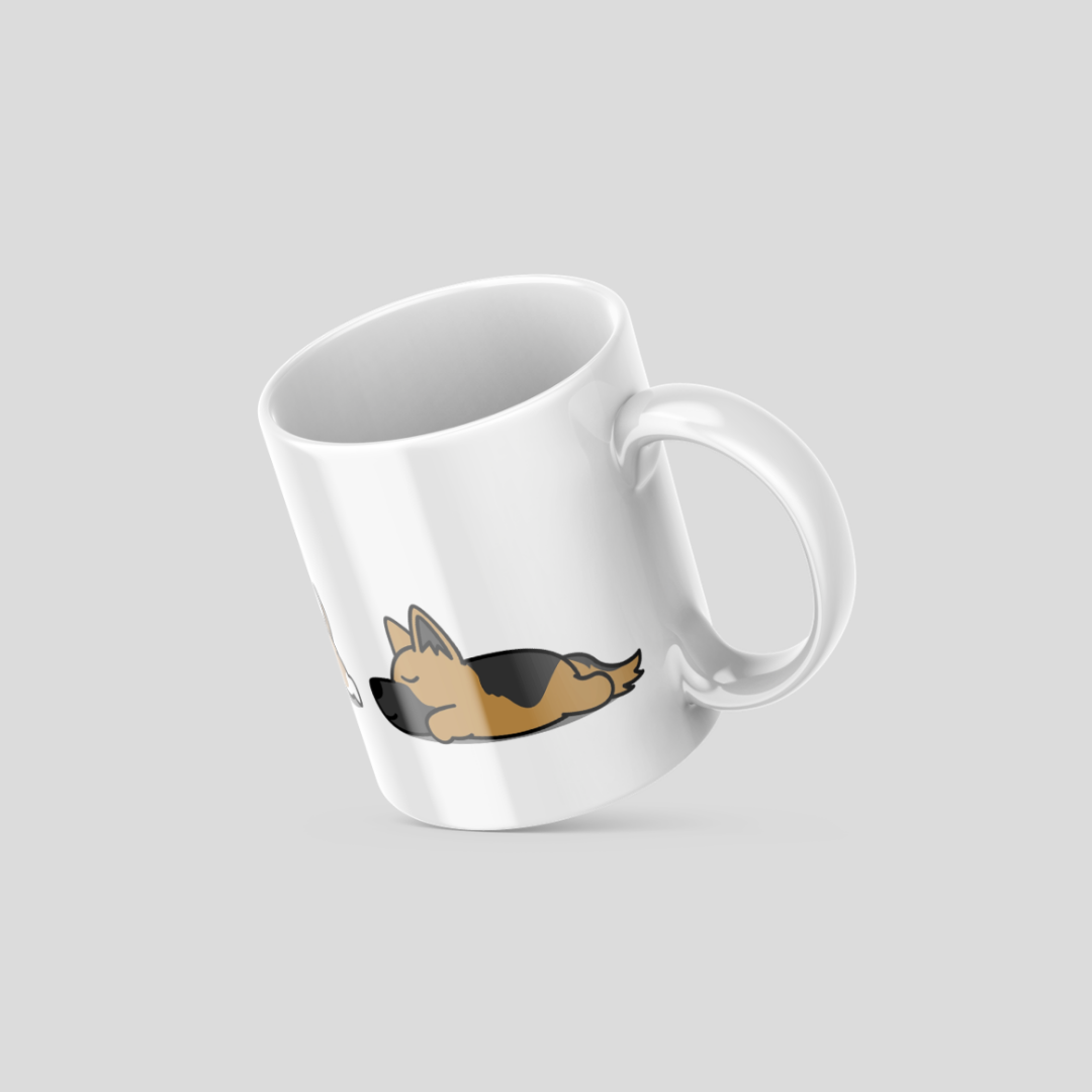 White Yoga Coffee Mug