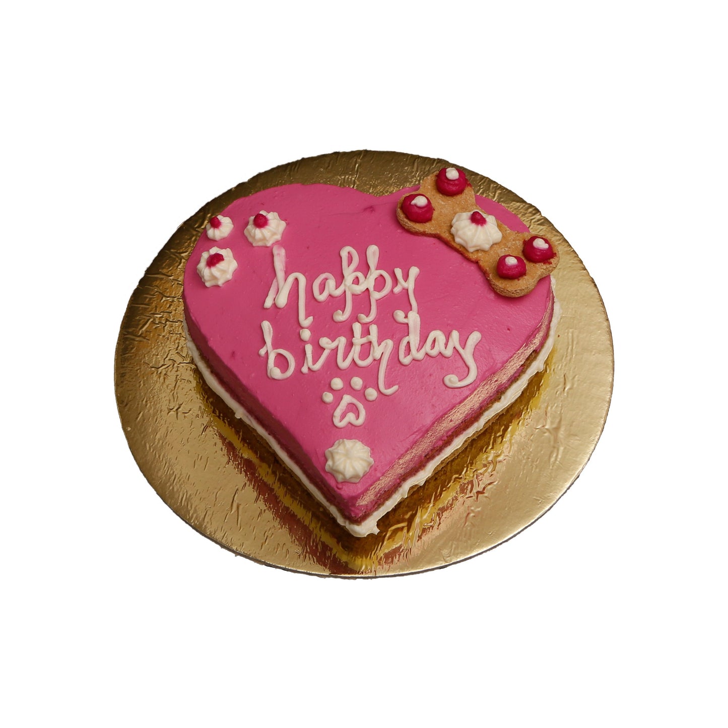 All Hearts Cake For Dogs, No Sugar, No Salt, No Maida, No Colours, Tasty & Healthy, Gluten-Free, Freshly Baked