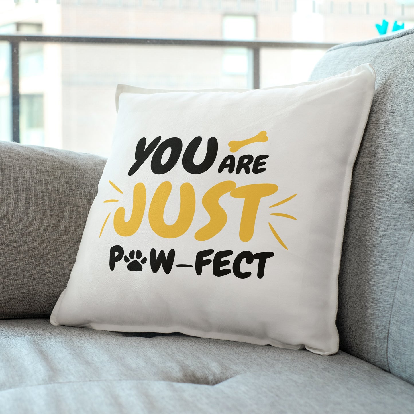 Pawfect Cushion Cover (Cover & Cushion Both Included)