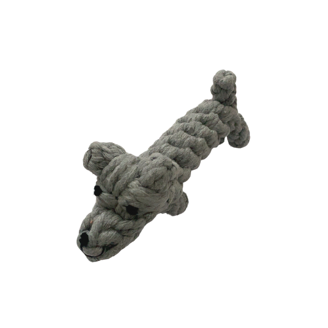 Grey Dog Rope Toy