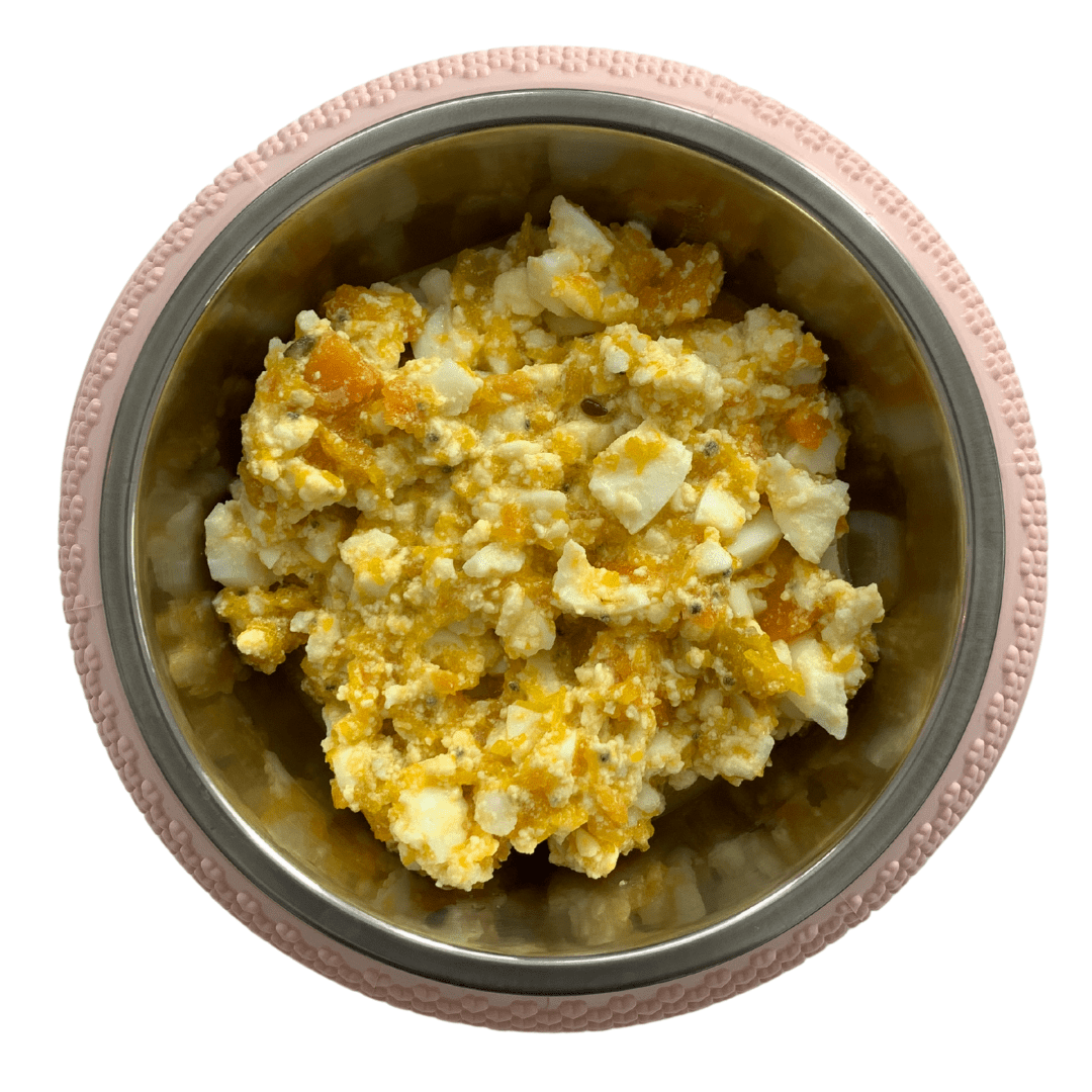 Egg Rice & Veggies Meal For Dogs (Single Packet), Customised, Made Fresh Daily, Zero Preservatives, High In Protein