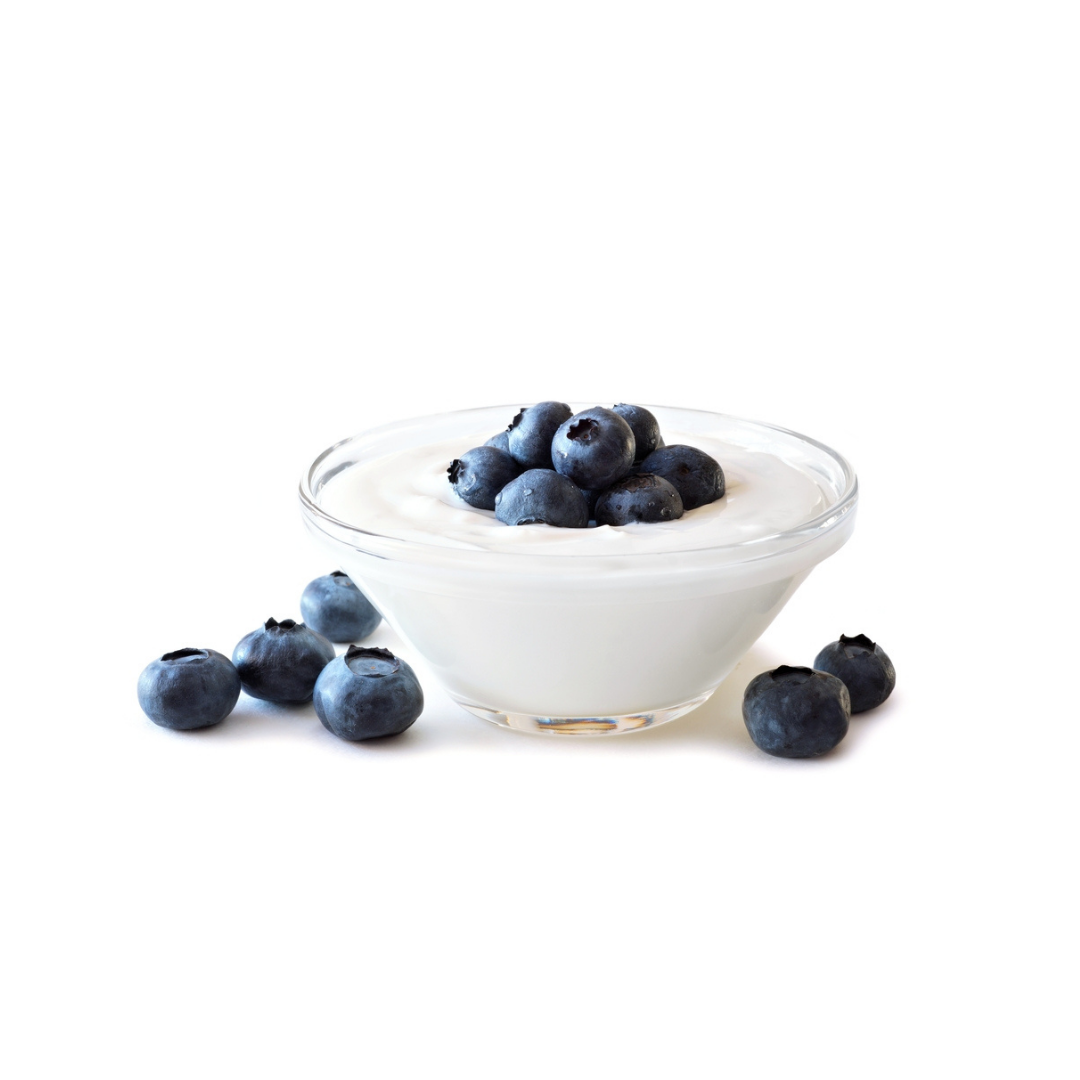Frozen Yogurt & Blueberries