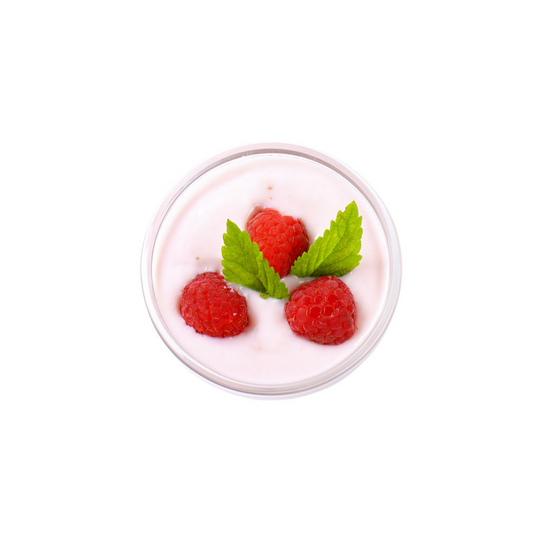 Frozen Yogurt & Raspberries