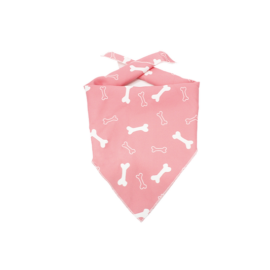 Pink Cute Dog Bandana