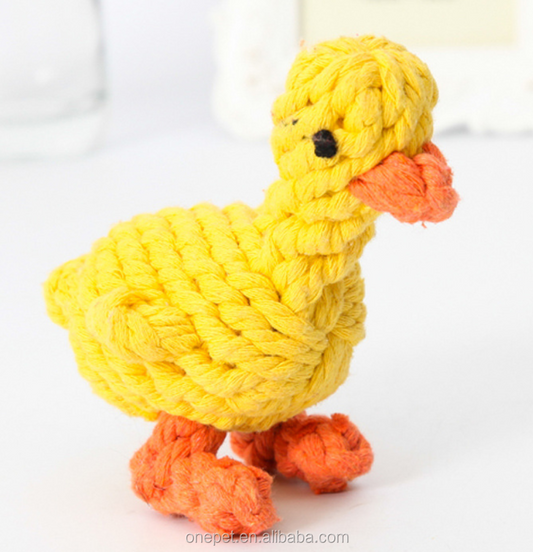 Lovely Duck Rope Toy