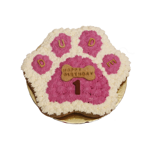 Paw Cake For Dogs, No Sugar, No Salt, No Maida, No Colours, Tasty & Healthy, Gluten-Free, Freshly Baked