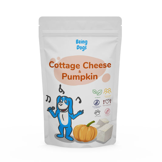 Cottage Cheese & Pumpkin Meal For Dogs (Single Packet), Customised, Made Fresh Daily, Zero Preservatives, High In Protein